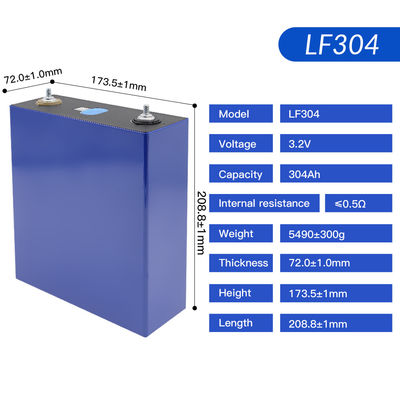 EVE Lifepo4 3.2V 304AH Lithium Iron Phosphate LFP Battery 4000 Cycle For Solar Energy