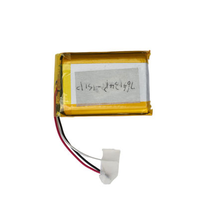 Rechargeable LIPO Lithium Polymer Battery 3.7V 1350mAh For Industrial Use