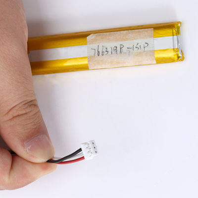 Lipo 3.7 V Lithium Polymer Rechargeable Battery 1050mAh For Consumer Electronics