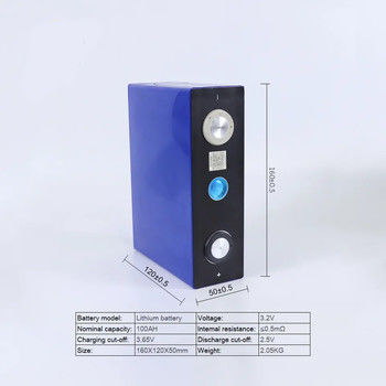 3.2V 100Ah LiFePO4 Prismatic Cell EVE Home Solar Energy Storage Battery