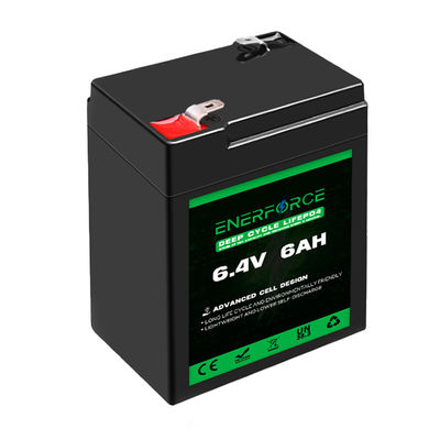 6.4V 6Ah 8Ah Rechargeable Lifepo4 Battery Pack 32650/32700
