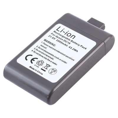 22.2V 2000mAh Vacuum Cleaner Battery Lithium Ion Replacement Battery For Dyson DC16