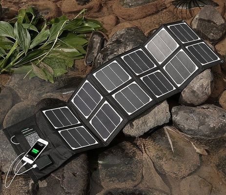 26W Sunpower Folding Photovoltaic PV Solar Panels For Camping Travel Emergency Charger