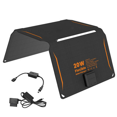 30W Foldable Photovoltaic PV Solar Panels Portable For Outdoor Camping