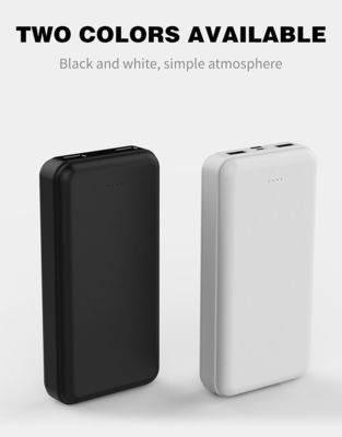 OEM Rechargeable Portable USB Power Bank 20000mah High Capacity With Led Display