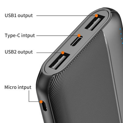 Portable Mobile Ultra Slim Power Bank 10000mah 20000mah Li Polymer Battery