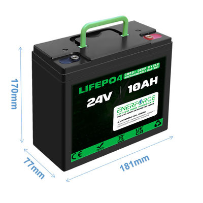24V 10Ah LFP Lifepo4 Battery For Mobility Scooter Golf Cart Buggy Go Kart