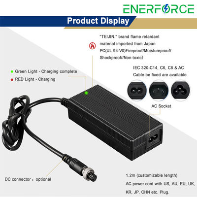 OEM Lithium Battery Accessories 60V Lithium Battery Charger For Electric Scooter Ebike
