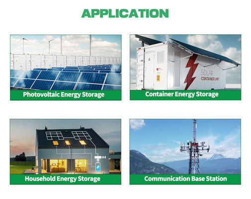 Rack Mounted 51.2V Lithium Ion Battery 304AH 320Ah 16KW 15KW Off Grid Solar System