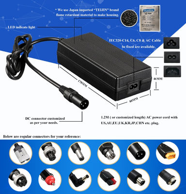 OEM Lithium Battery Accessories 8S 29.2V 10A 12A 13A 14A Motorcycle Battery Charger