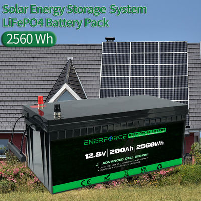 12.8V 100Ah LiFePO4 Battery Enerforce OEM Long Lifespan for Solar and Backup Systems